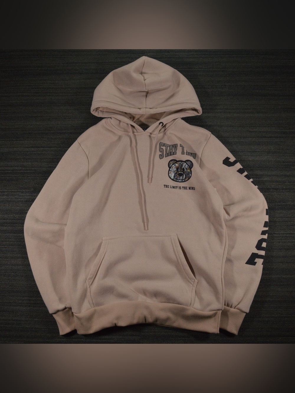 Bordo Cromato CR24 Stay True Camo Bear Graphic Hoodie Men’s S